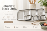 Mealtime, Made Little — stainless steel kids plates